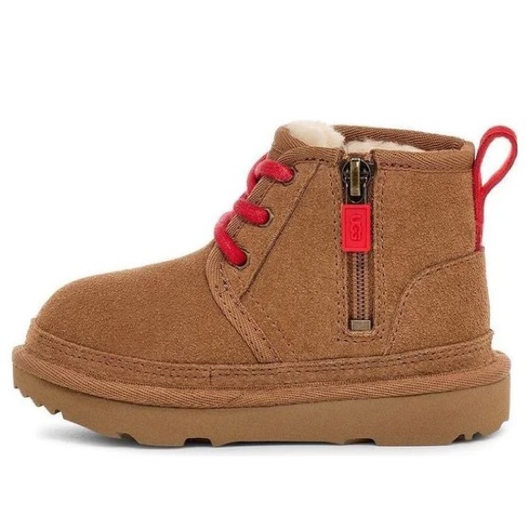 Brand New UGG Neumel II x Sesame Friends 'Chestnut' 1147232T Toddler’s Boots - Picture 13 of 14